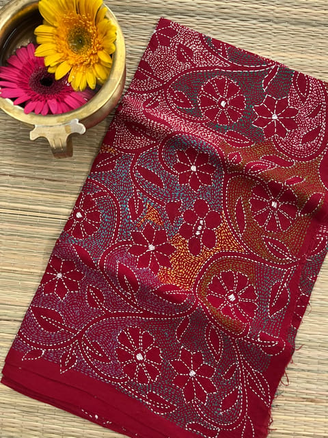 AKBP82 Allover Kanthawork Blouse Piece