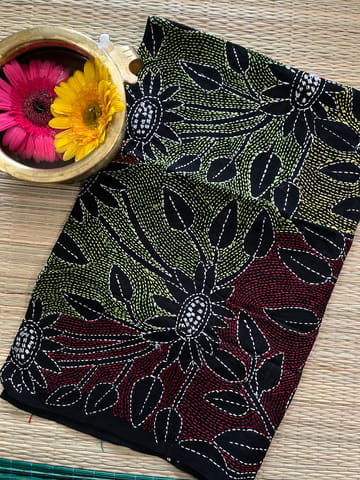 AKBP87 Allover Kanthawork Blouse Piece