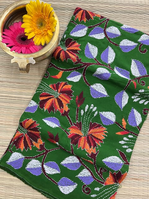 Mandhara Designer Kanthawork Blouse Piece