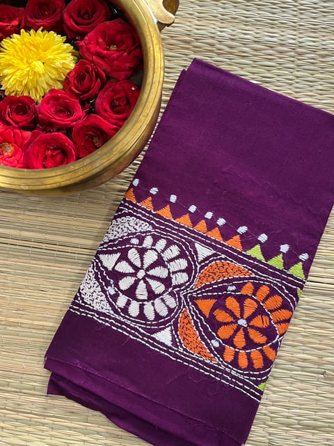 KNBP383 Kanthawork Blouse Piece