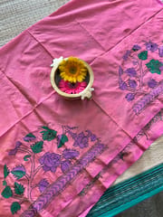 SKABP1 Art Silk Kanthawork Blouse Piece