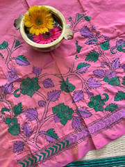 SKABP1 Art Silk Kanthawork Blouse Piece