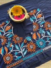 SKABP2 Art Silk Kanthawork Blouse Piece