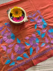 SKABP6 Art Silk Kanthawork Blouse Piece