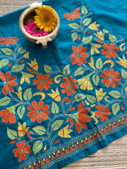 SKABP7 Art Silk Kanthawork Blouse Piece