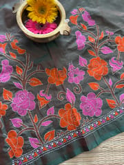 SKABP9 Art Silk Kanthawork Blouse Piece