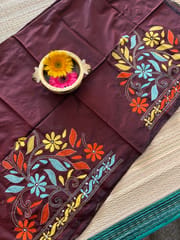SKABP11 Art Silk Kanthawork Blouse Piece