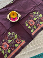 SKABP14 Art Silk Kanthawork Blouse Piece