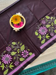 SKABP21 Art Silk Kanthawork Blouse Piece