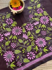 SKABP21 Art Silk Kanthawork Blouse Piece