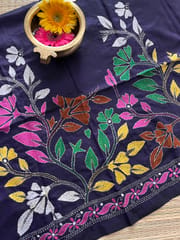 SKABP28 Art Silk Kanthawork Blouse Piece