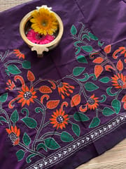 SKABP30 Art Silk Kanthawork Blouse Piece