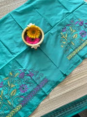 SKABP31 Art Silk Kanthawork Blouse Piece