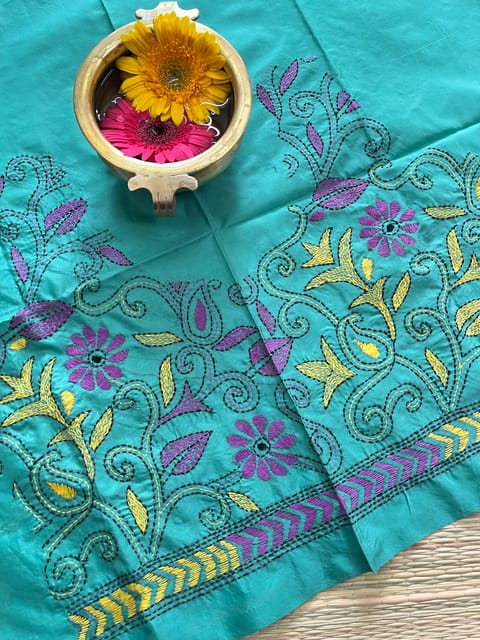 SKABP31 Art Silk Kanthawork Blouse Piece