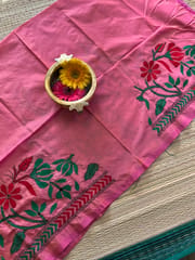 SKABP34 Art Silk Kanthawork Blouse Piece