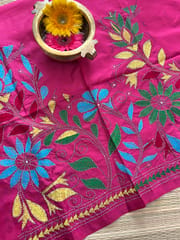 SKABP39 Art Silk Kanthawork Blouse Piece