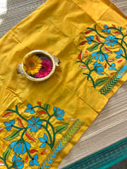 SKABP41 Art Silk Kanthawork Blouse Piece