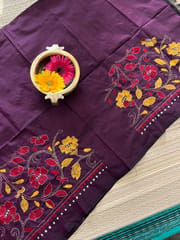 SKABP42 Art Silk Kanthawork Blouse Piece