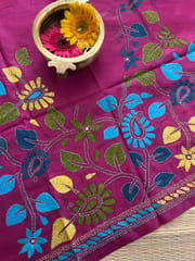 SKABP46 Art Silk Kanthawork Blouse Piece