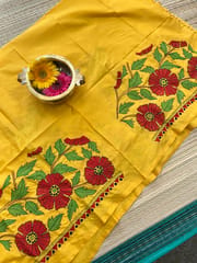 SKABP47 Art Silk Kanthawork Blouse Piece