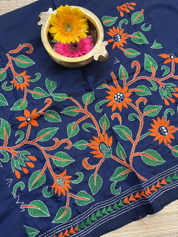 SKABP52 Art Silk Kanthawork Blouse Piece