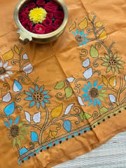 SKABP54 Art Silk Kanthawork Blouse Piece
