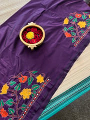 SKABP55 Art Silk Kanthawork Blouse Piece