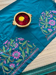 SKABP56 Art Silk Kanthawork Blouse Piece
