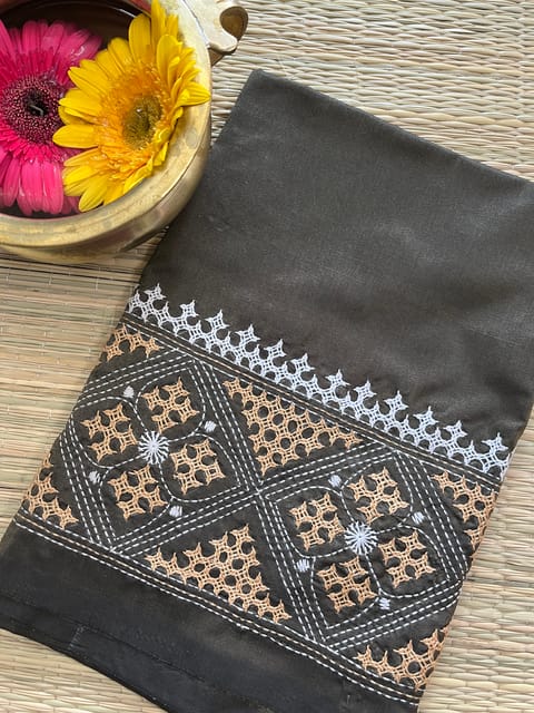 SKUBP10 Art Silk Kutchwork Blouse Piece