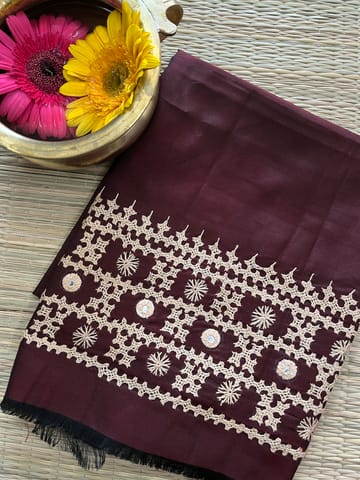 SKUBP12 Art Silk Kutchwork Blouse Piece