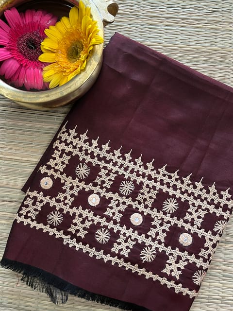 SKUBP12 Art Silk Kutchwork Blouse Piece