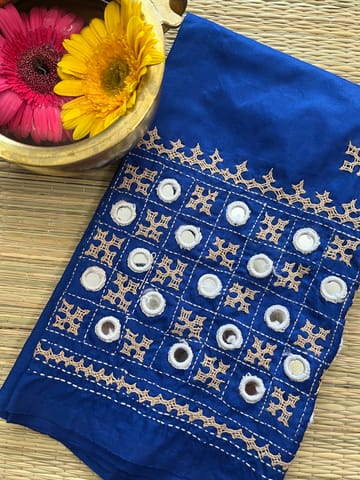SKUBP16 Art Silk Kutchwork Blouse Piece