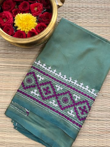 SKUBP18 Art Silk Kutchwork Blouse Piece