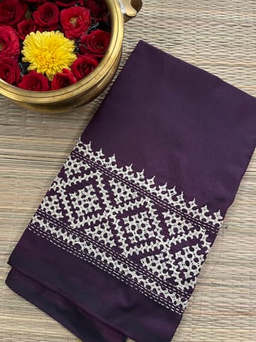 SKUBP21 Art Silk Kutchwork Blouse Piece