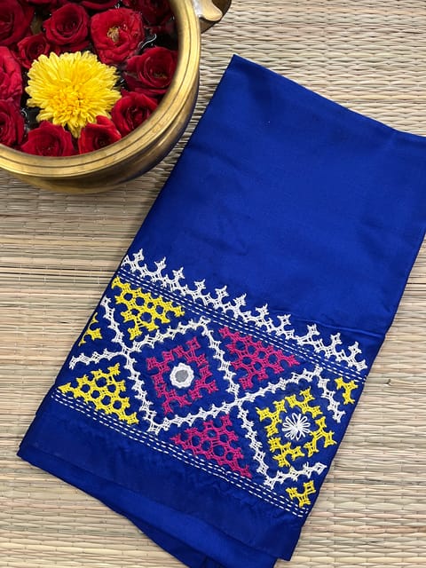 SKUBP22 Art Silk Kutchwork Blouse Piece