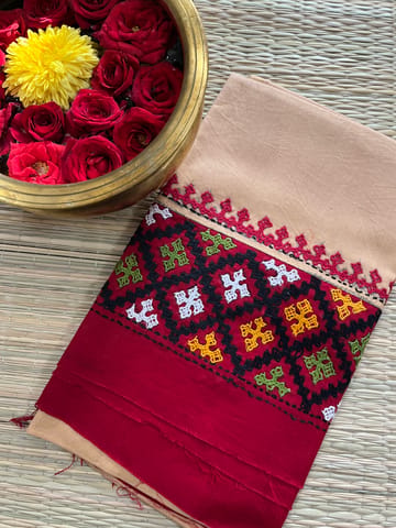 DKUBP91 Dual Color Kutchwork Blouse Piece