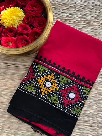 DKUBP98 Dual Color Kutchwork Blouse Piece