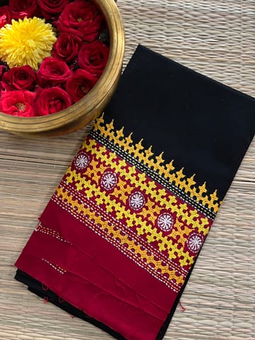 DKUBP99 Dual Color Kutchwork Blouse Piece