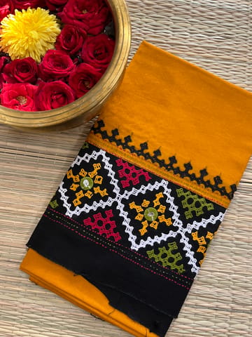 DKUBP101 Dual Color Kutchwork Blouse Piece