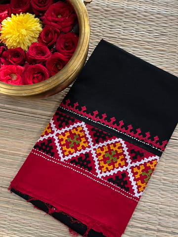 DKUBP112 Dual Color Kutchwork Blouse Piece