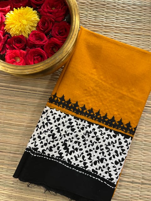 DKUBP119 Dual Color Kutchwork Blouse Piece
