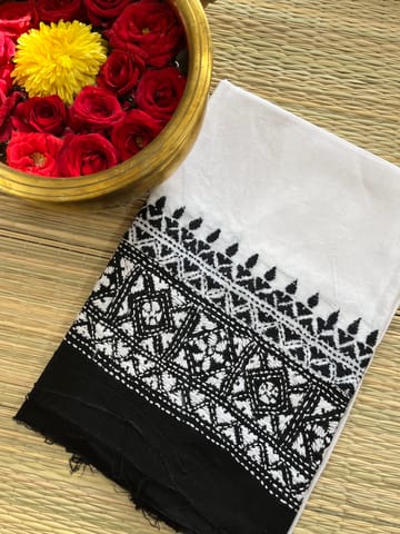 DKABP65 Dual Color Kanthawork Blouse Piece