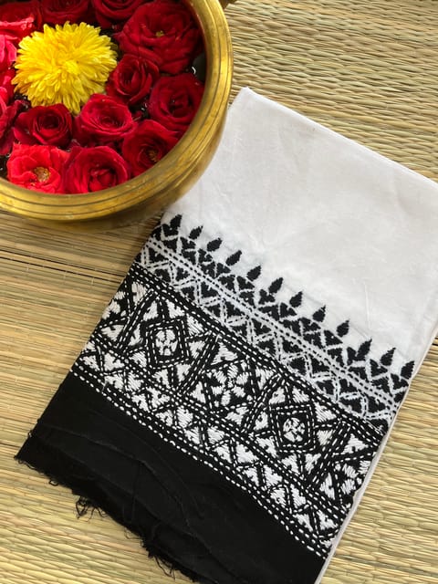DKABP65 Dual Color Kanthawork Blouse Piece