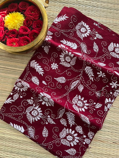 AKBP105 Allover Kanthawork Blouse Piece