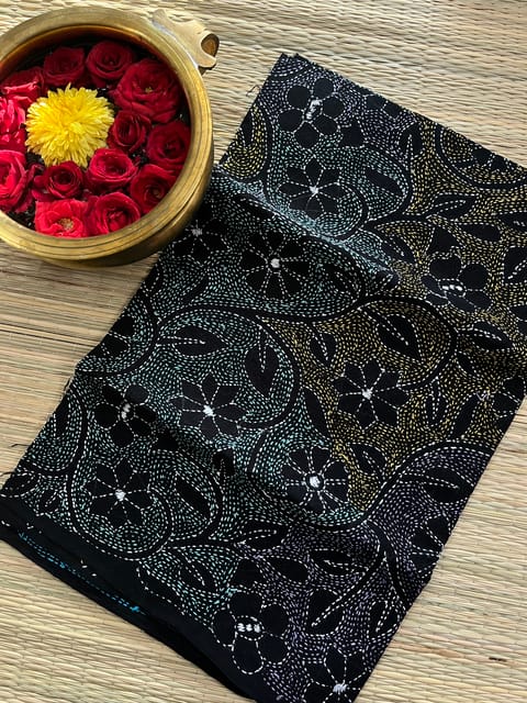AKBP107 Allover Kanthawork Blouse Piece