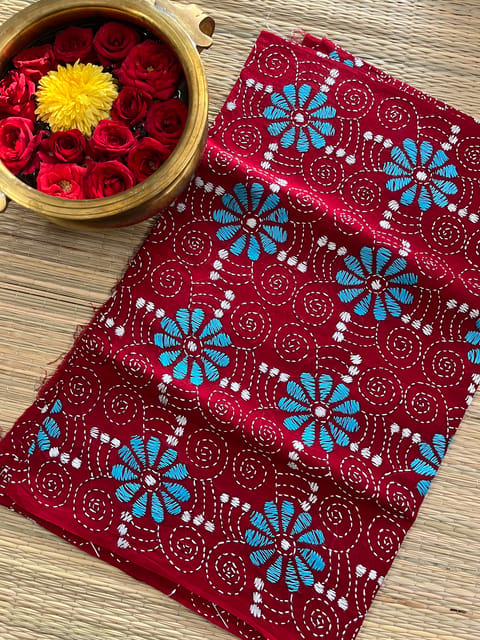 AKBP109 Allover Kanthawork Blouse Piece