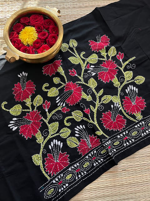 DKBP71 Designer Kanthawork Blouse Piece