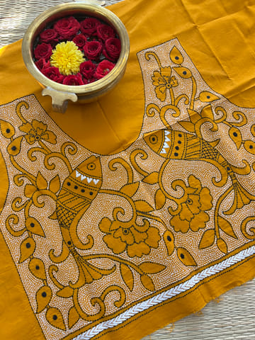 PKBP50 Designer Kanthawork Blouse Piece