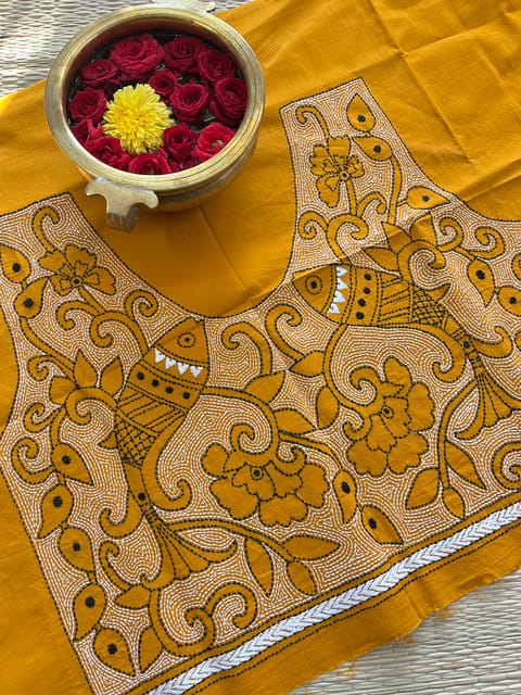 PKBP50 Designer Kanthawork Blouse Piece
