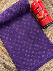 HOT PURPLE Bandhani Fabric